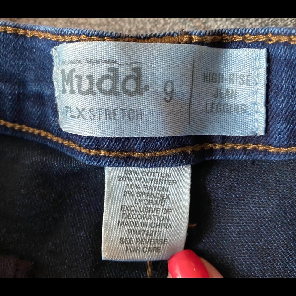 MUDD Juniors sz 9 FLX Stretch High Rise EUC!!!
